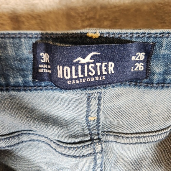 Hollister Jeans Women's 3R 27X27 High Rise Super Skinny Classic Stretch Ripped - Picture 9 of 16